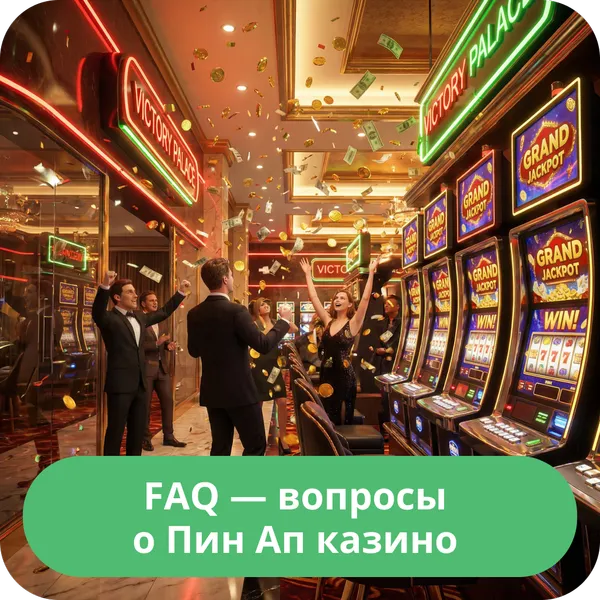 FAQ — вопросы о Пин Ап казино